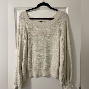 Cream free people sweater!